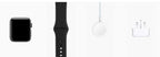 Apple Series 3 (GPS) Space Grey Aluminium Case with Black Sport Band